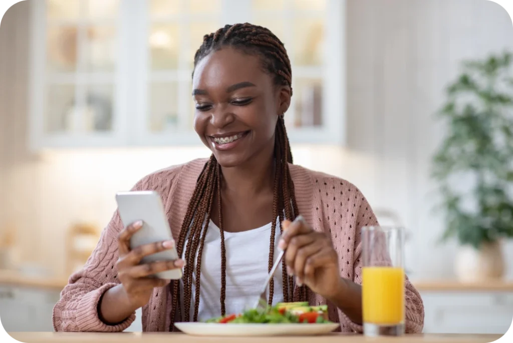 Alimentation avec un appareil dentaire