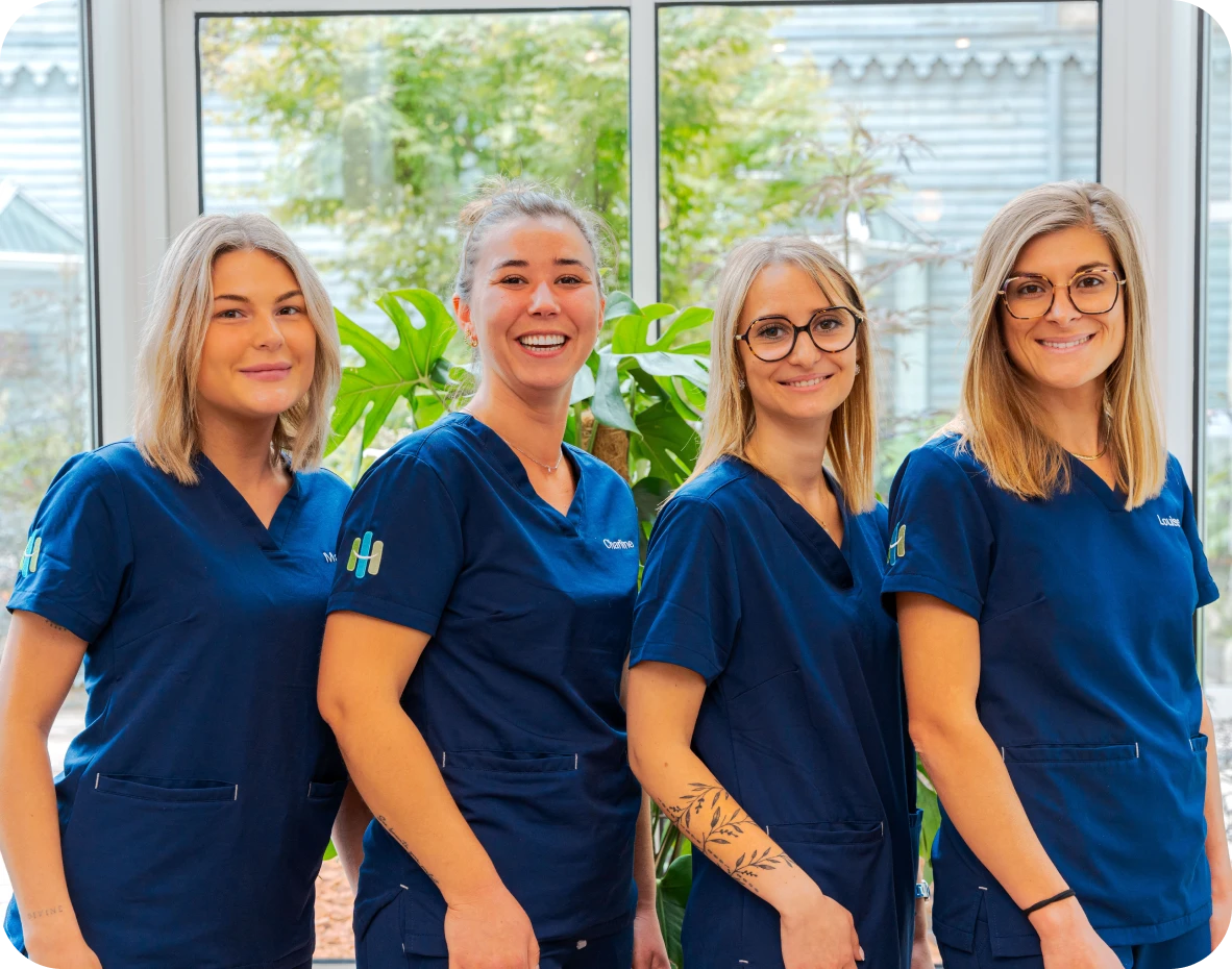 Équipe du pôle Deauville du cabinet d'orthodontie des Drs Davy & Alam